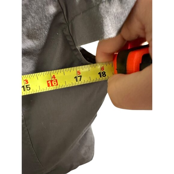 π 2/$30 π Vintage Button-Up Short Sleeve Blazer Jacket Floral Collar & Pockets - Picture 9 of 10